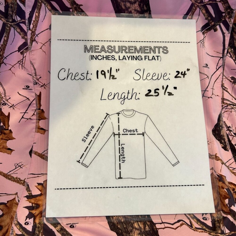 Energy Zone Pink Camo Long Sleeve Shirt - Size L - Picture 3 of 6
